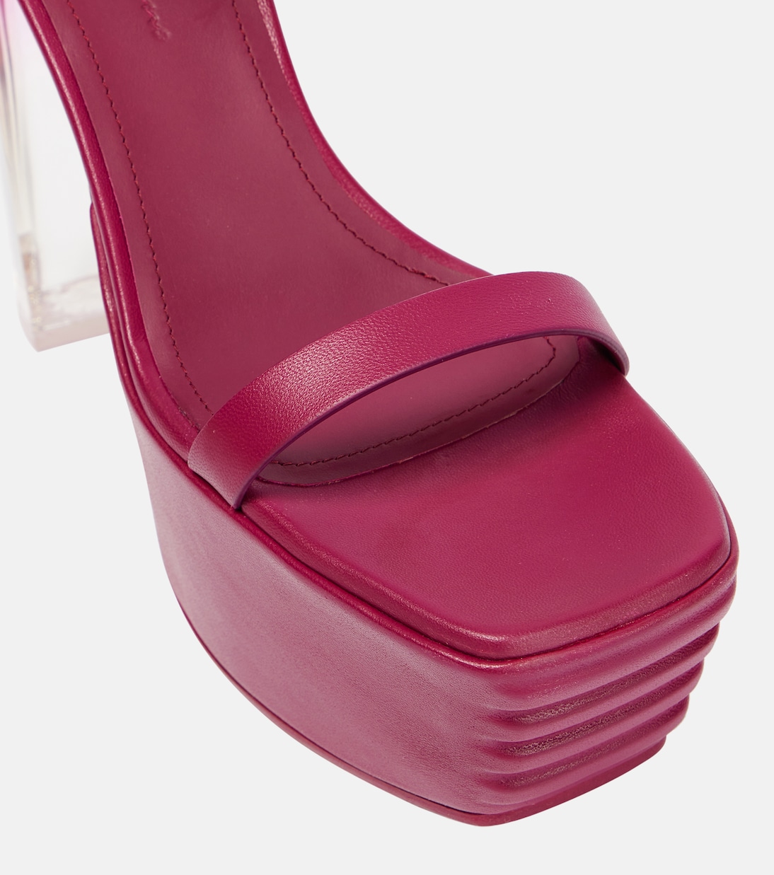 Minimal leather platform sandals | Rick Owens