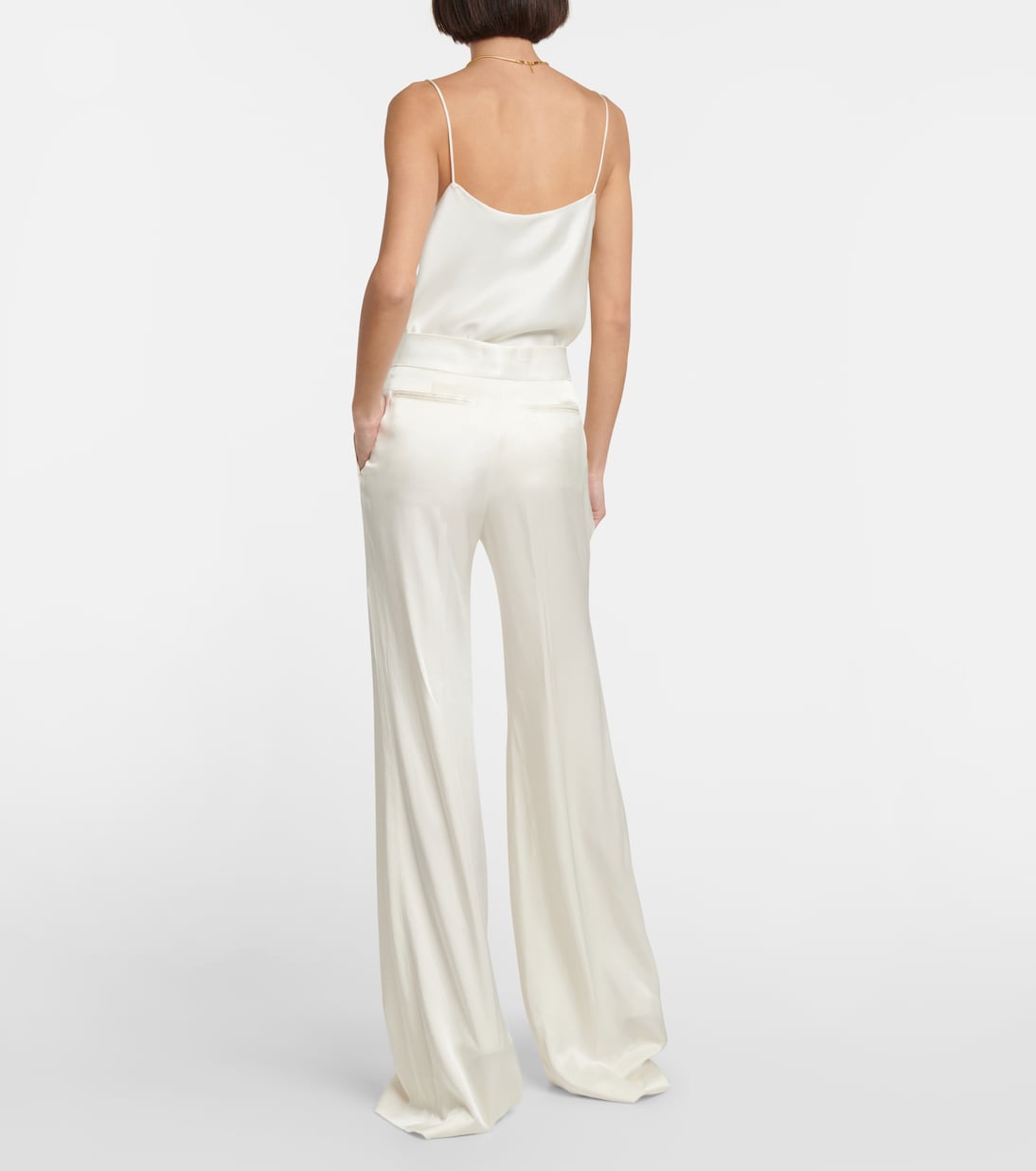 Pantalon ample en satin | Tom Ford