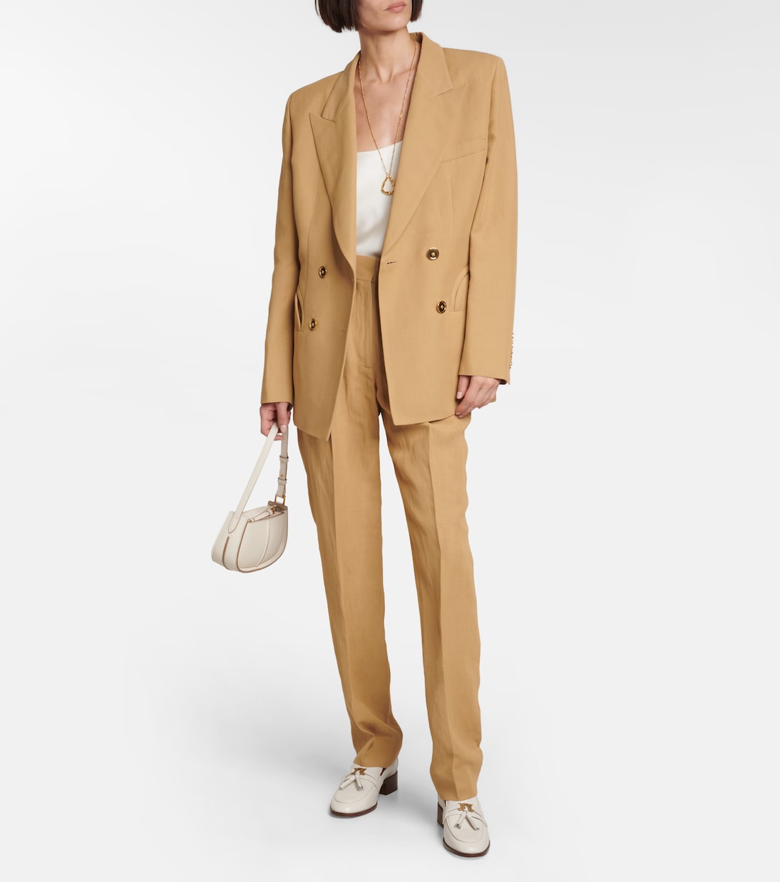 Banker high-rise straight pants | Blazé Milano