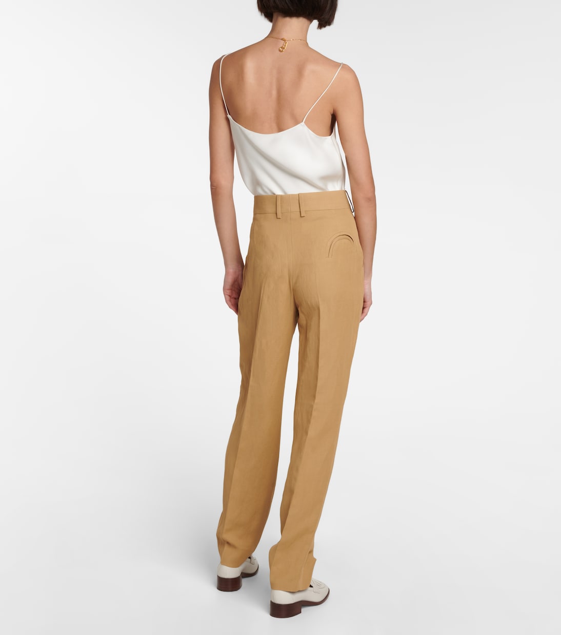 Banker high-rise straight pants | Blazé Milano