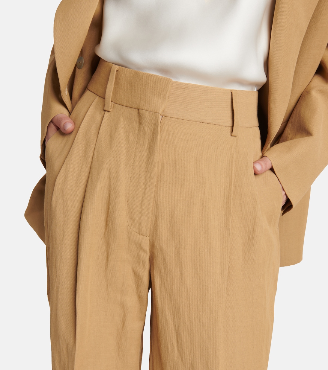 Banker high-rise straight pants | Blazé Milano