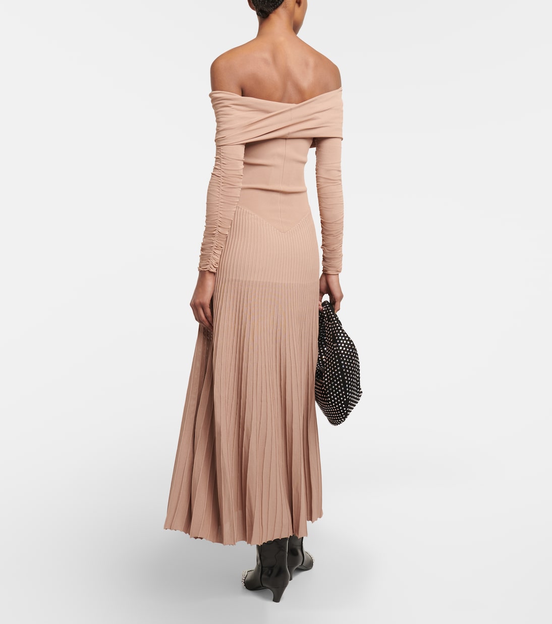 Rebecca off-shoulder maxi dress | Khaite
