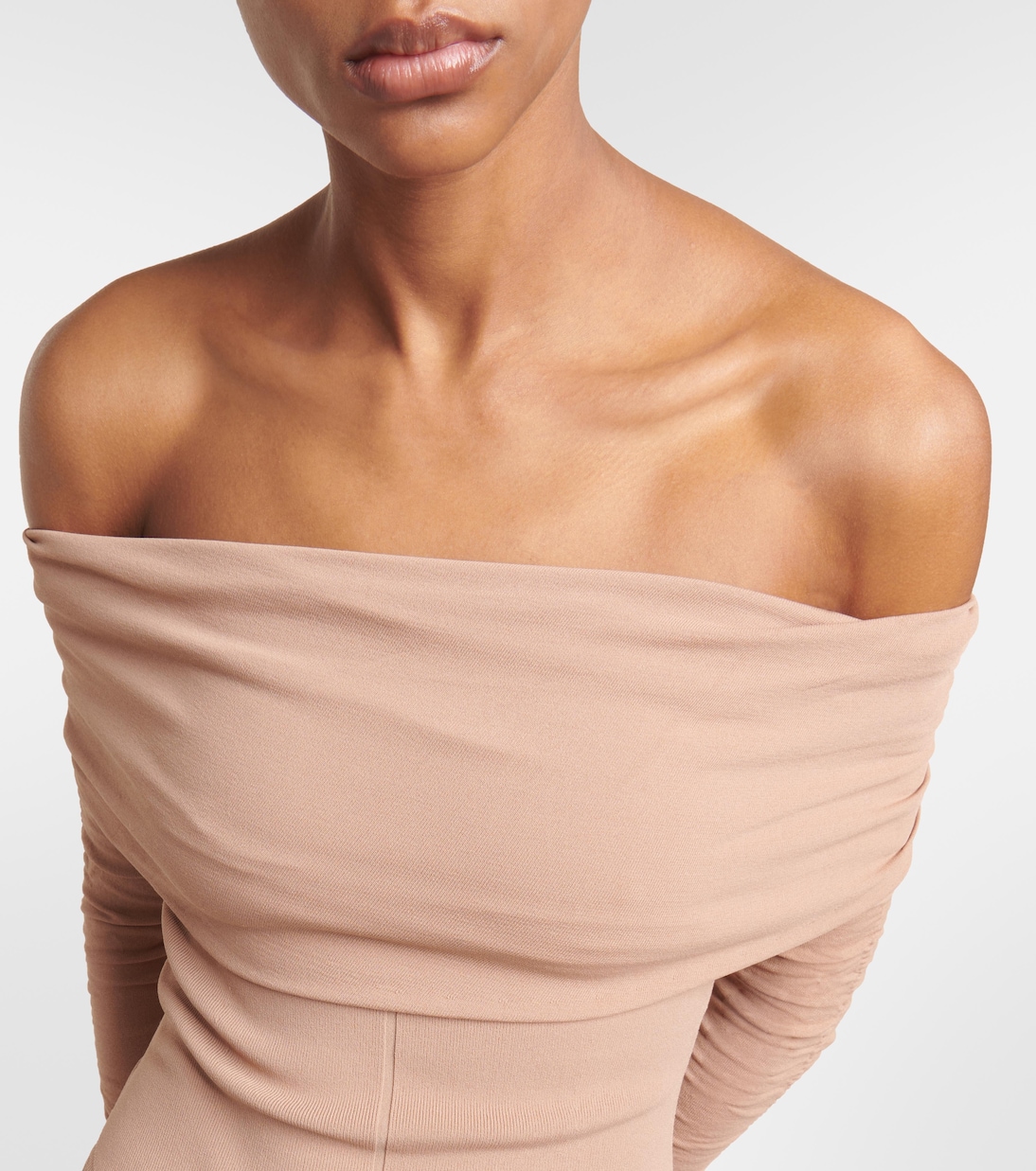 Rebecca off-shoulder maxi dress | Khaite