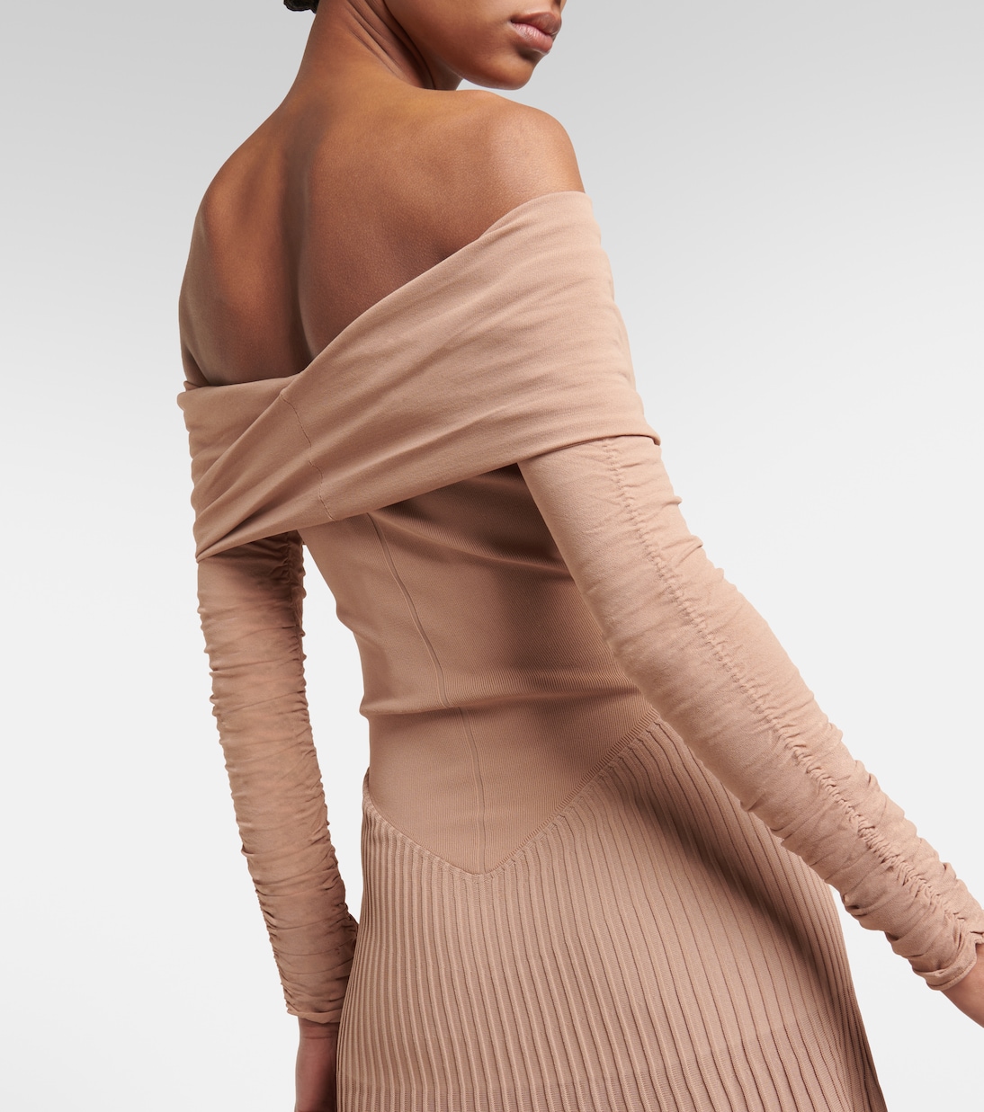 Rebecca off-shoulder maxi dress | Khaite