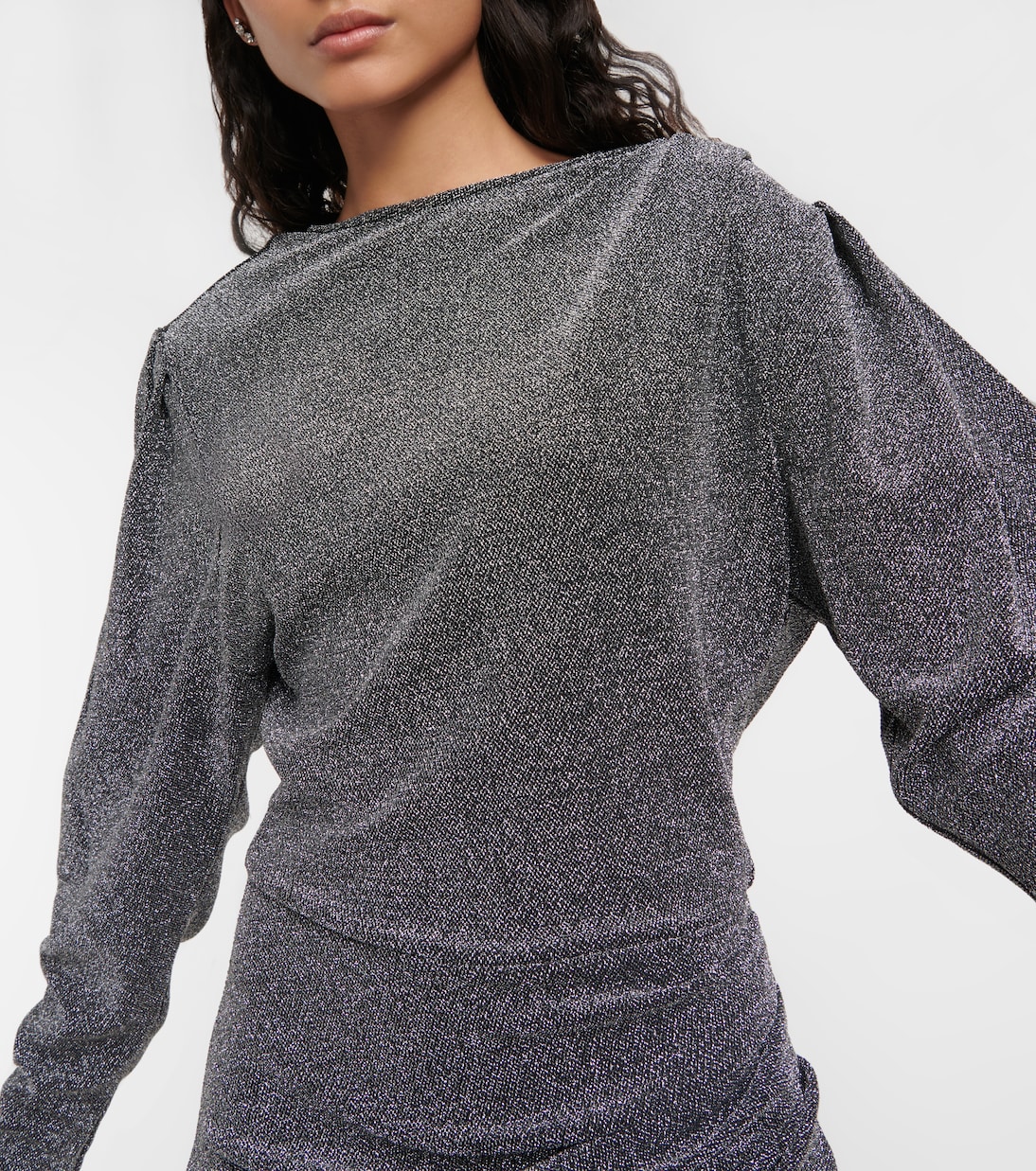 Benedicte metallic knit minidress | Marant Etoile