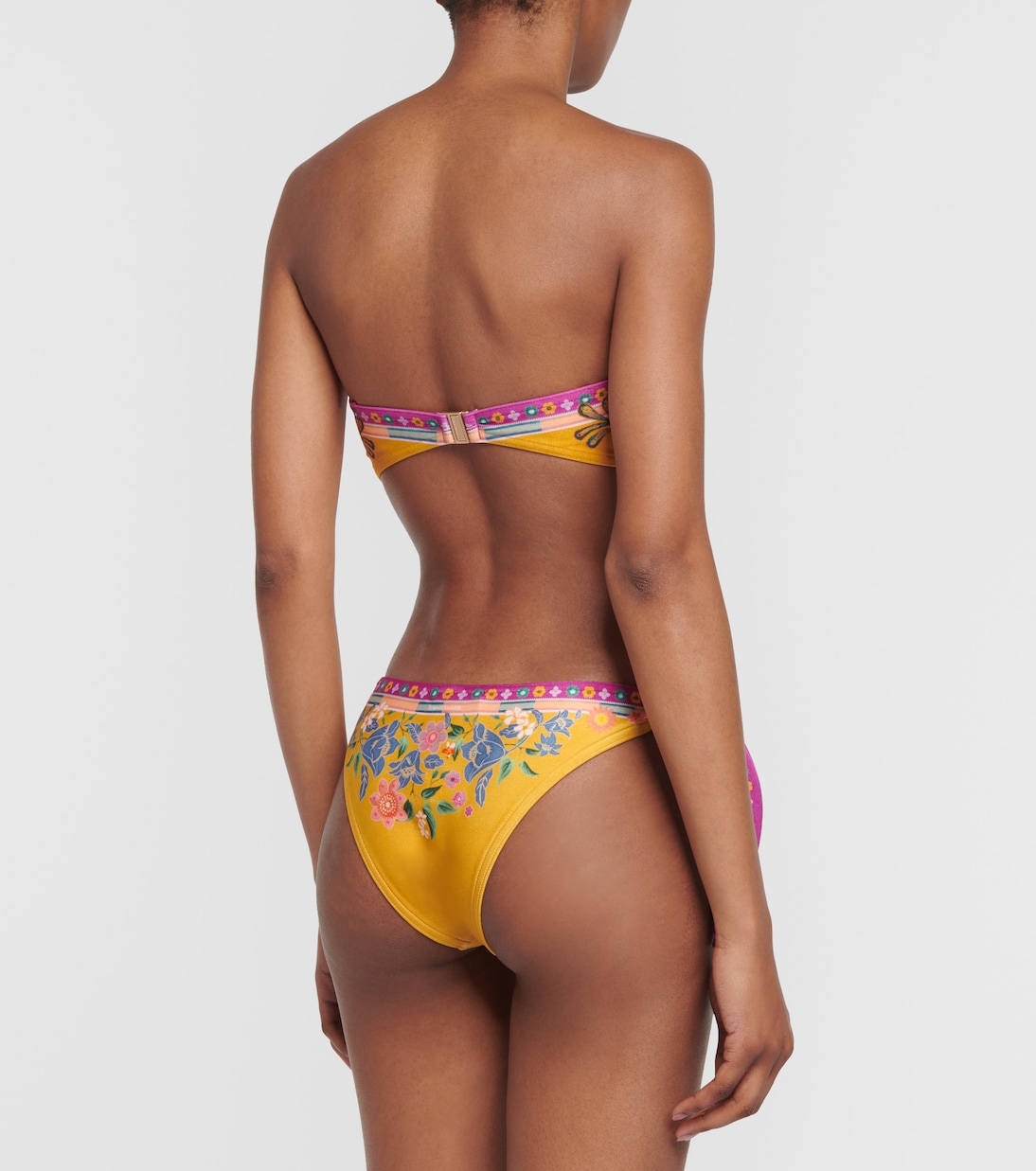 Ginger Scarf printed bikini top | Zimmermann