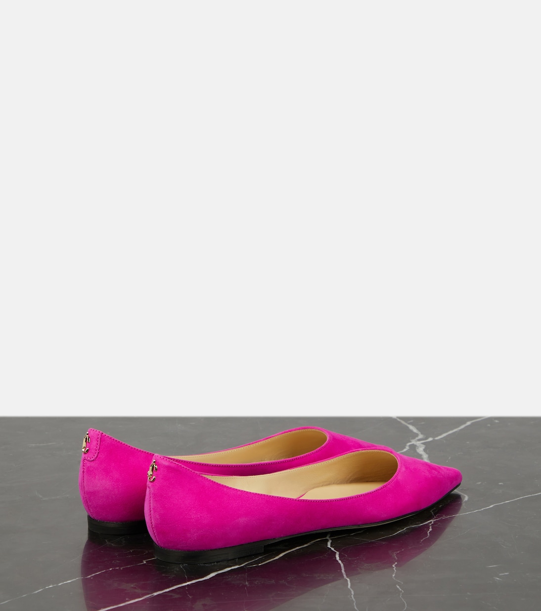 Ballerinas Love aus Veloursleder | Jimmy Choo