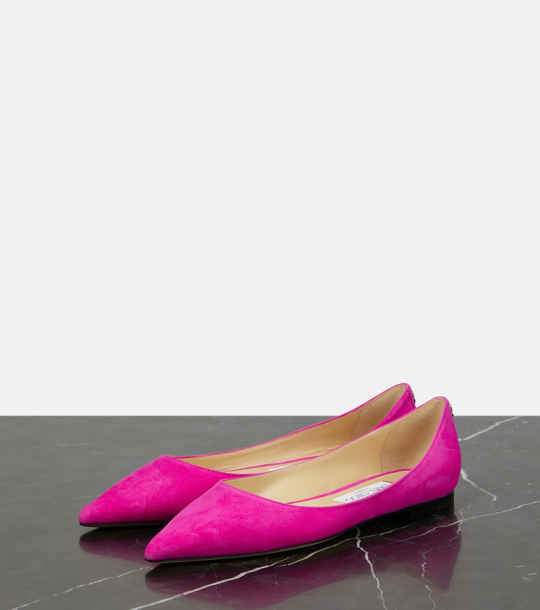 Ballerinas Love aus Veloursleder | Jimmy Choo