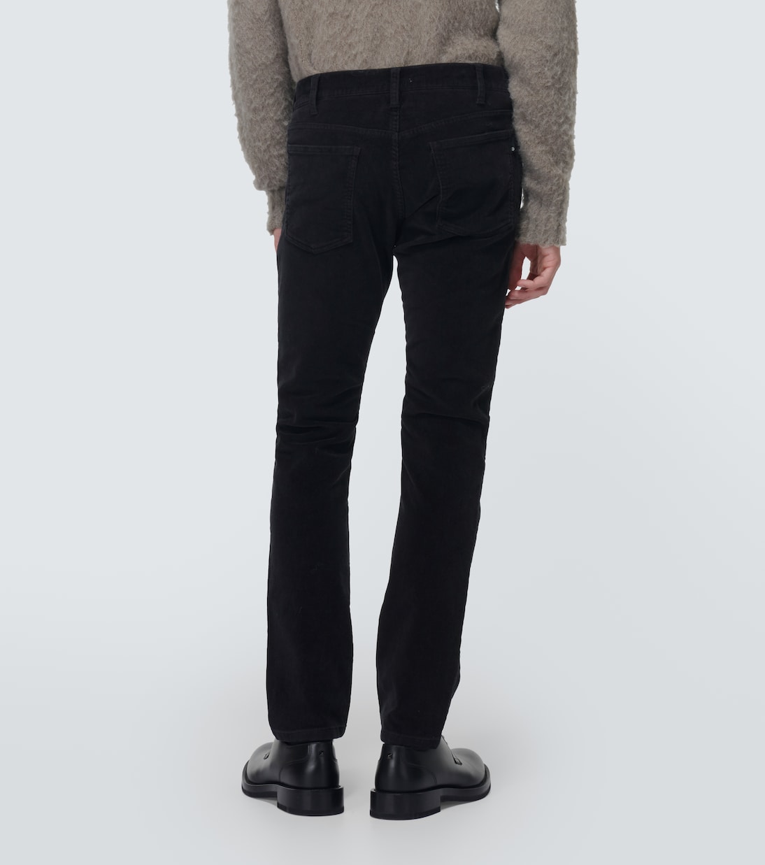 Pantalon slim en velours côtelé à clous | Undercover