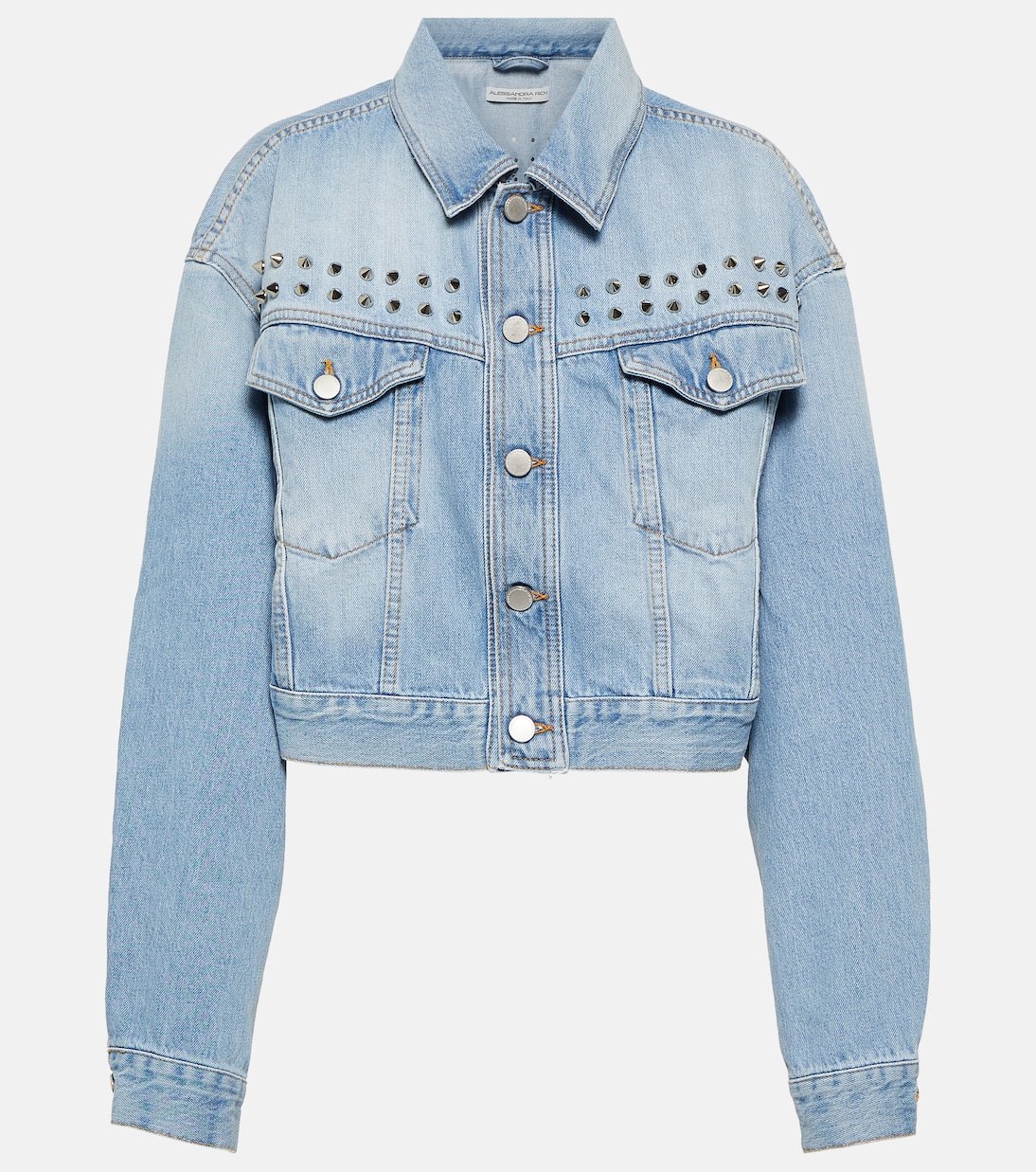 Veste en jean à ornements | Alessandra Rich