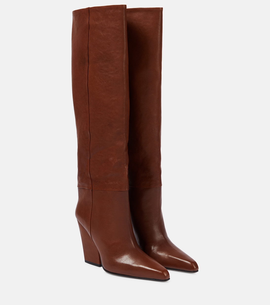 Jane leather knee-high boots | Paris Texas