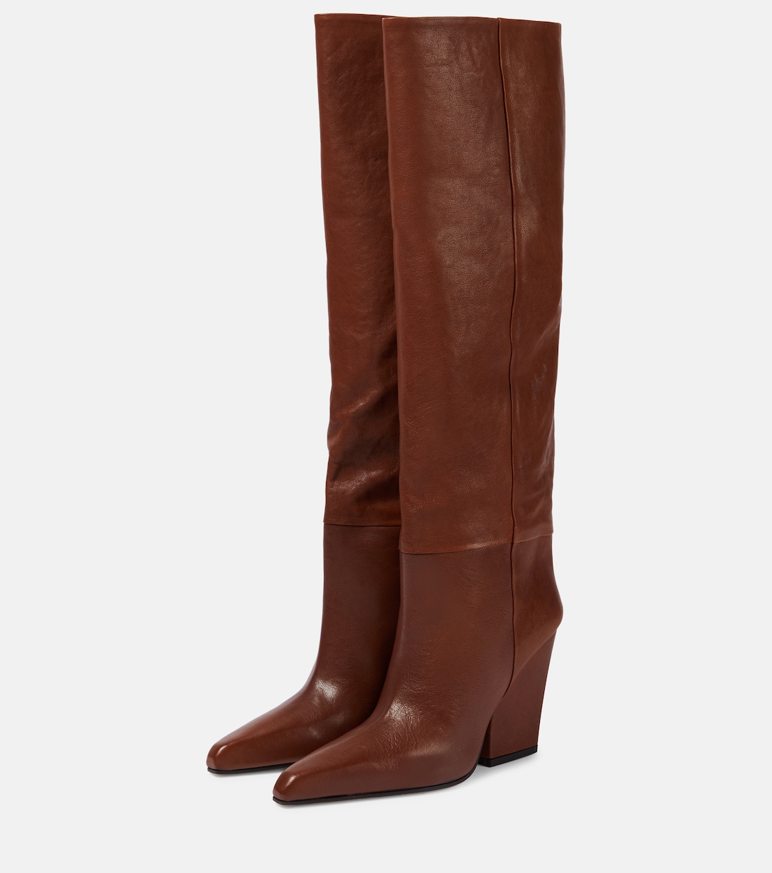 Jane leather knee-high boots | Paris Texas