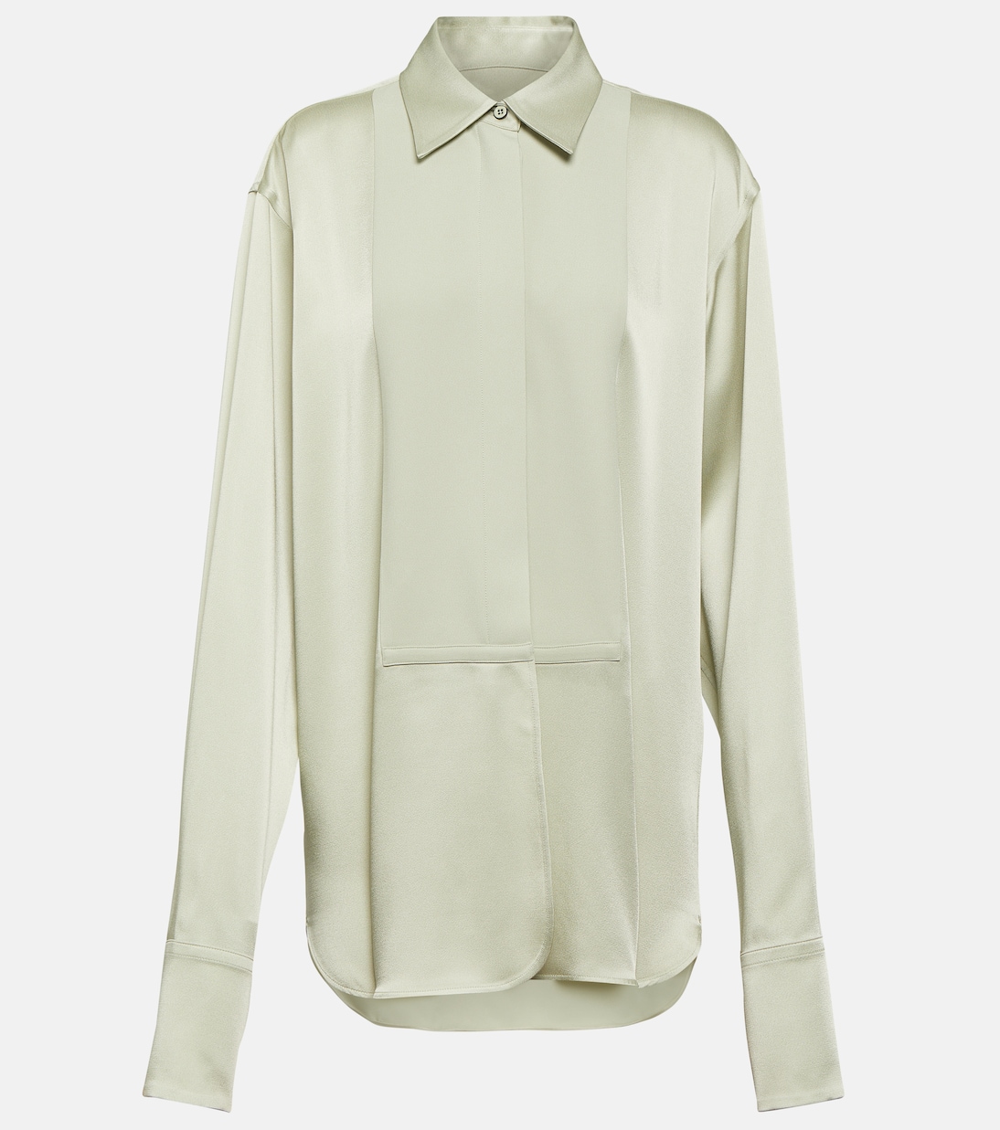 Chemise oversize en satin | Jil Sander