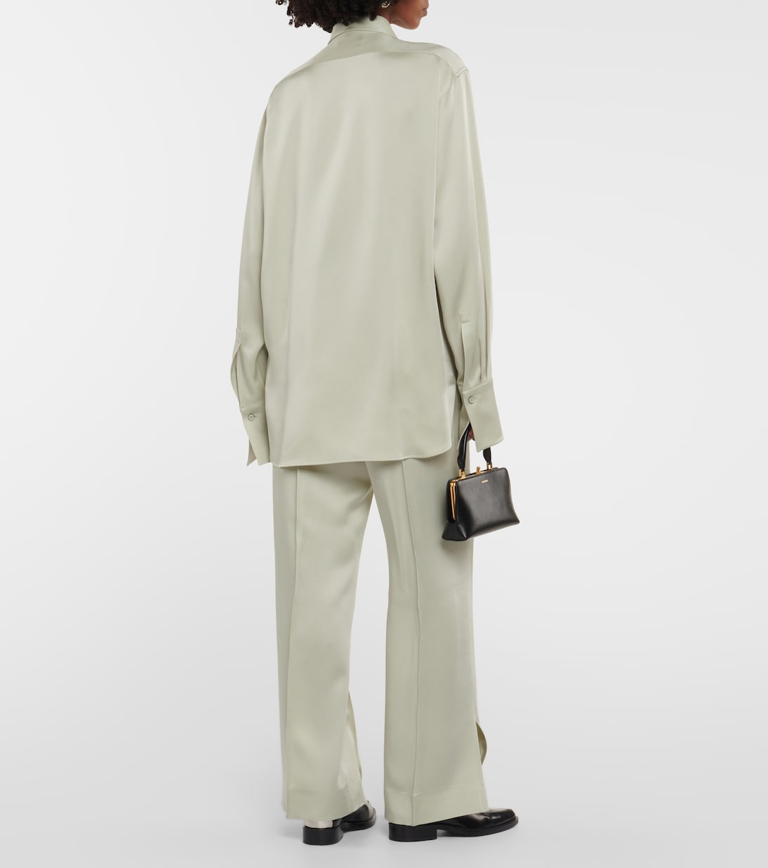 Chemise oversize en satin | Jil Sander