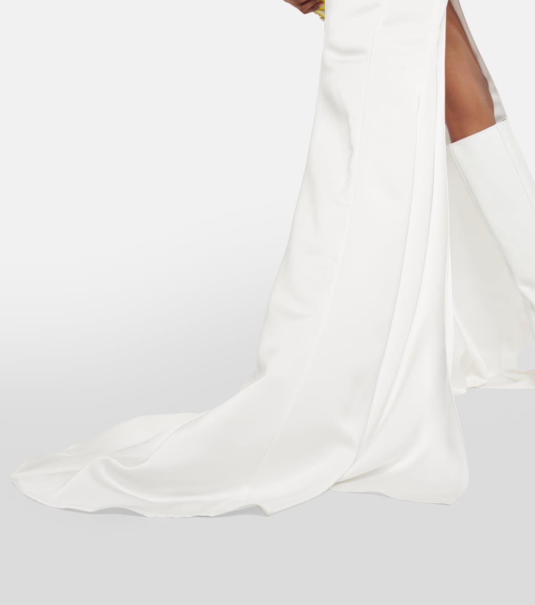 Feather-trimmed gown | The Attico