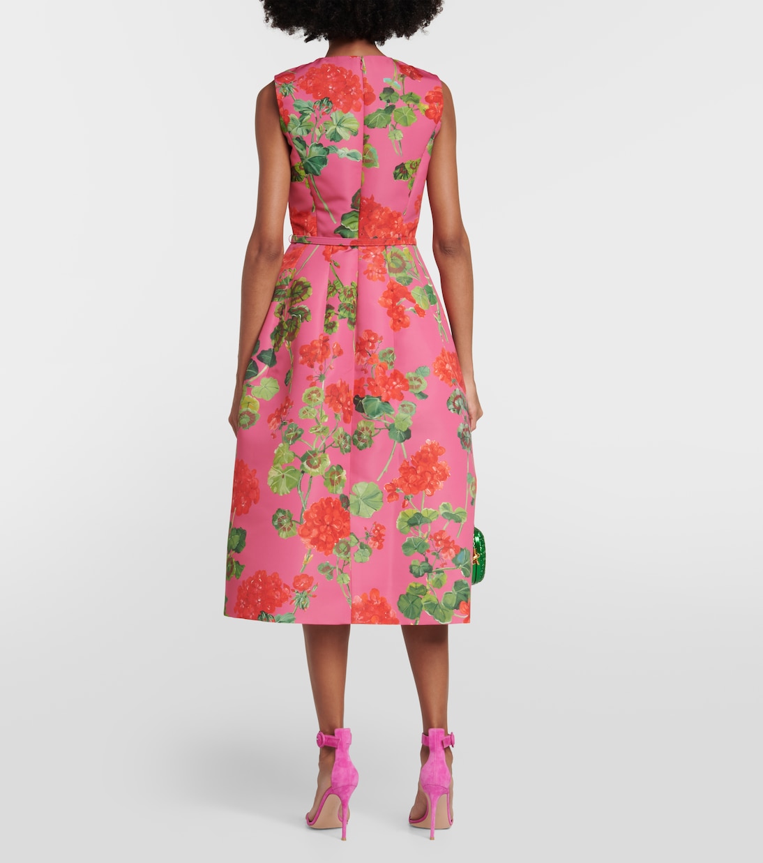 Floral midi dress | Oscar de la Renta