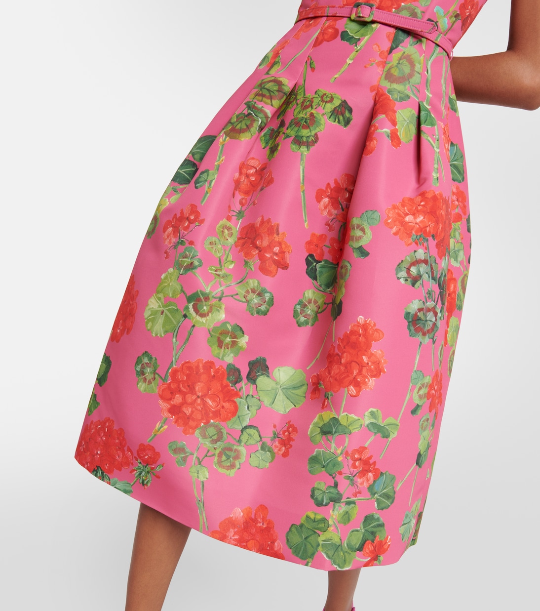 Floral midi dress | Oscar de la Renta