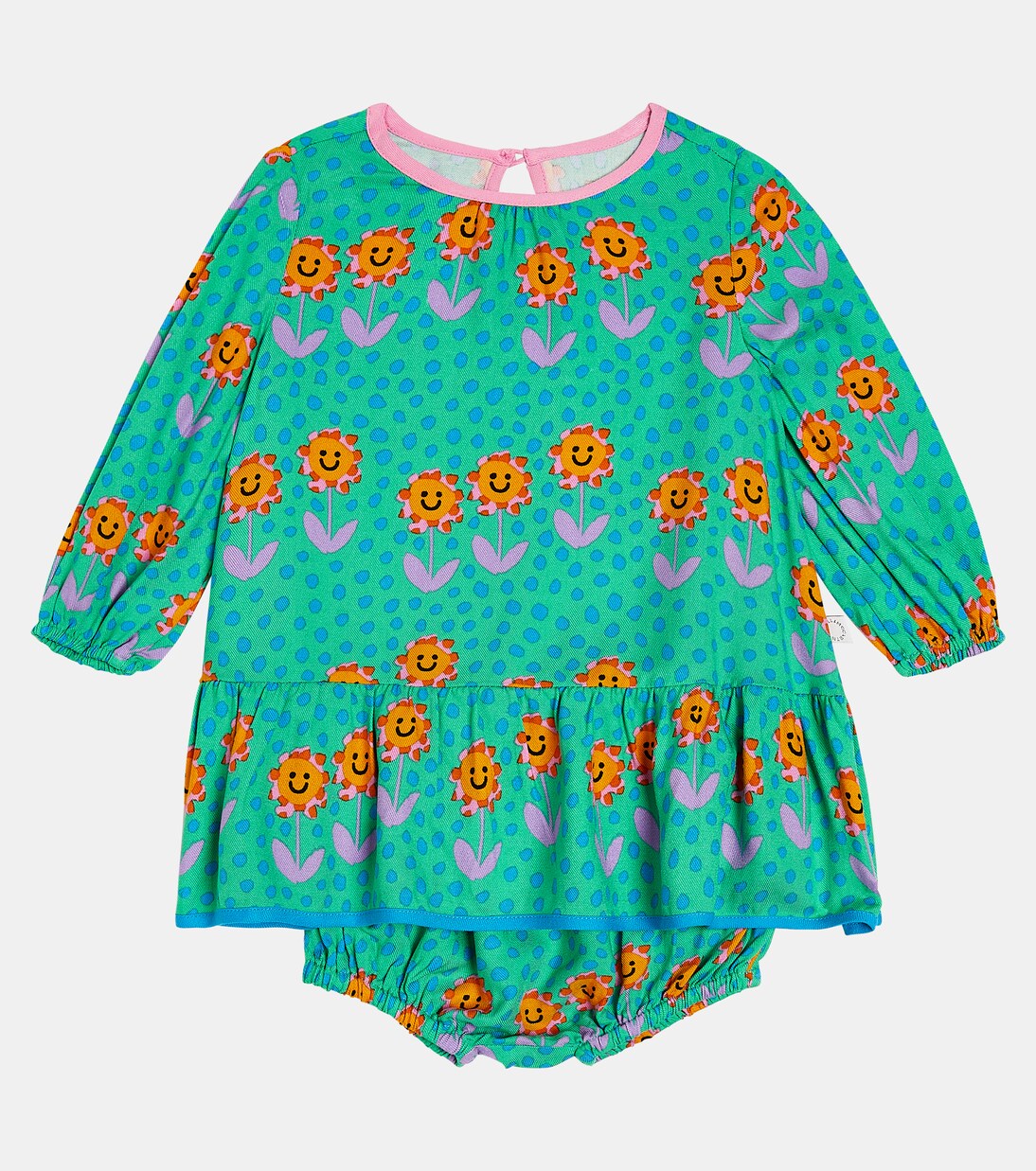 Baby printed dress and bloomers set | Stella McCartney Kids
