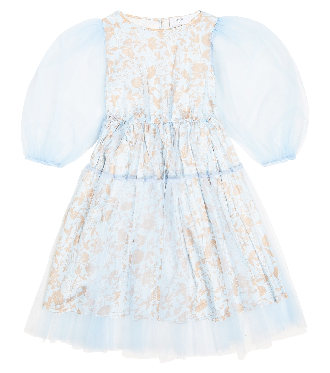Floral tulle midi dress | Paade Mode