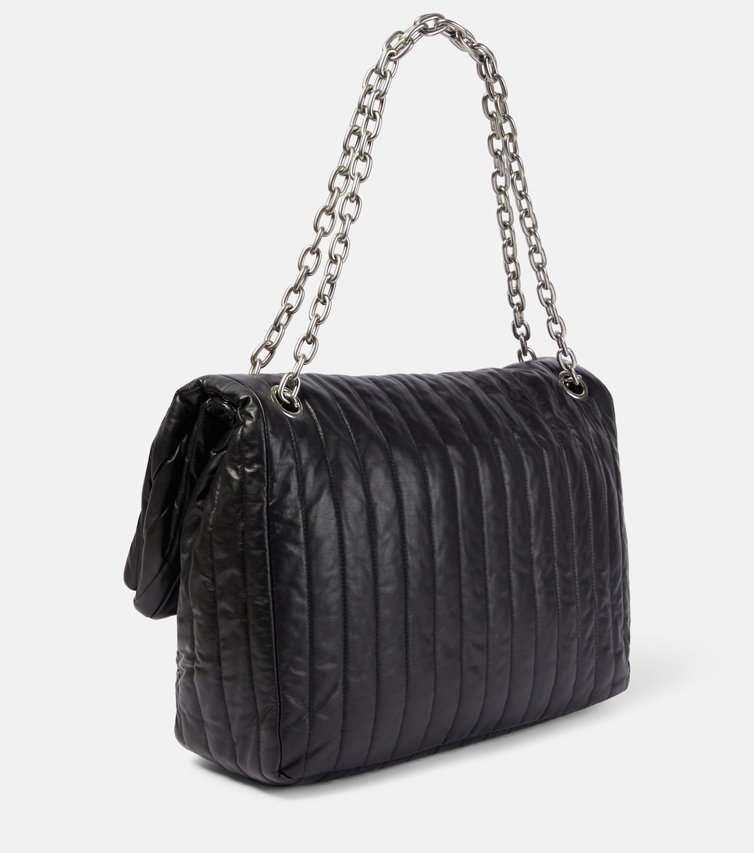 Monaco Large leather shoulder bag | Balenciaga