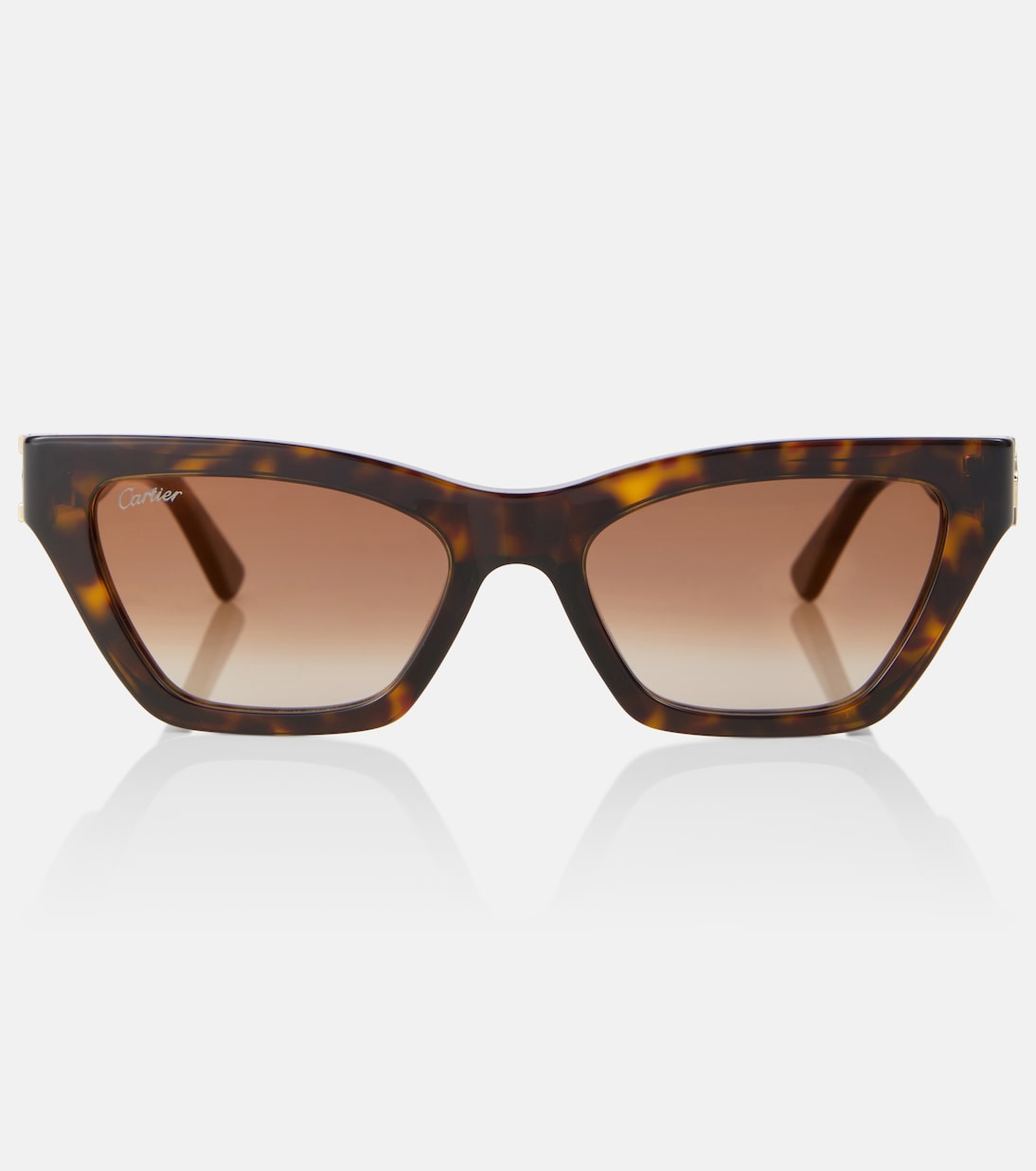 Occhiali da sole stile Cat-eye della collezione CARTIER per giovani alla moda