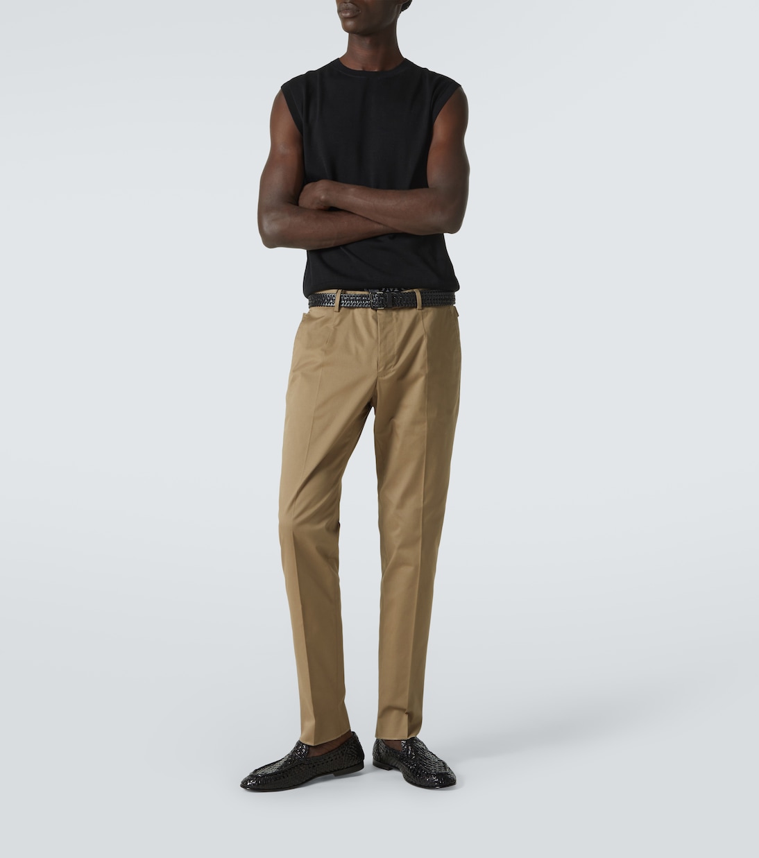 Pantalones chinos de mezcla de algodón | Dolce&Gabbana