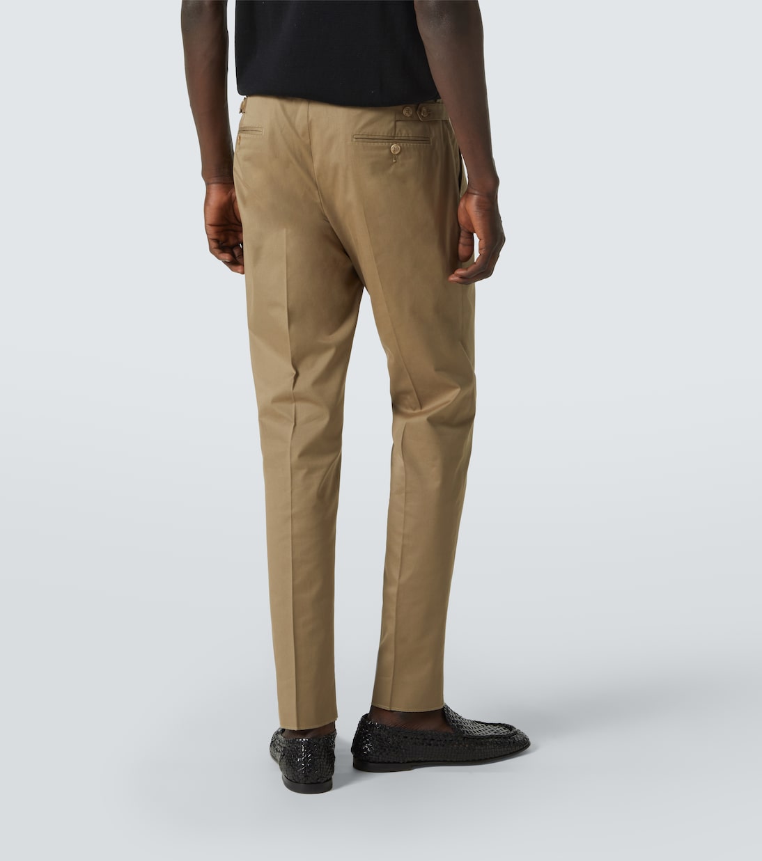 Pantalones chinos de mezcla de algodón | Dolce&Gabbana