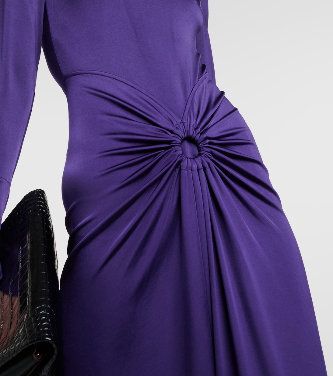 Gathered midi dress | Victoria Beckham