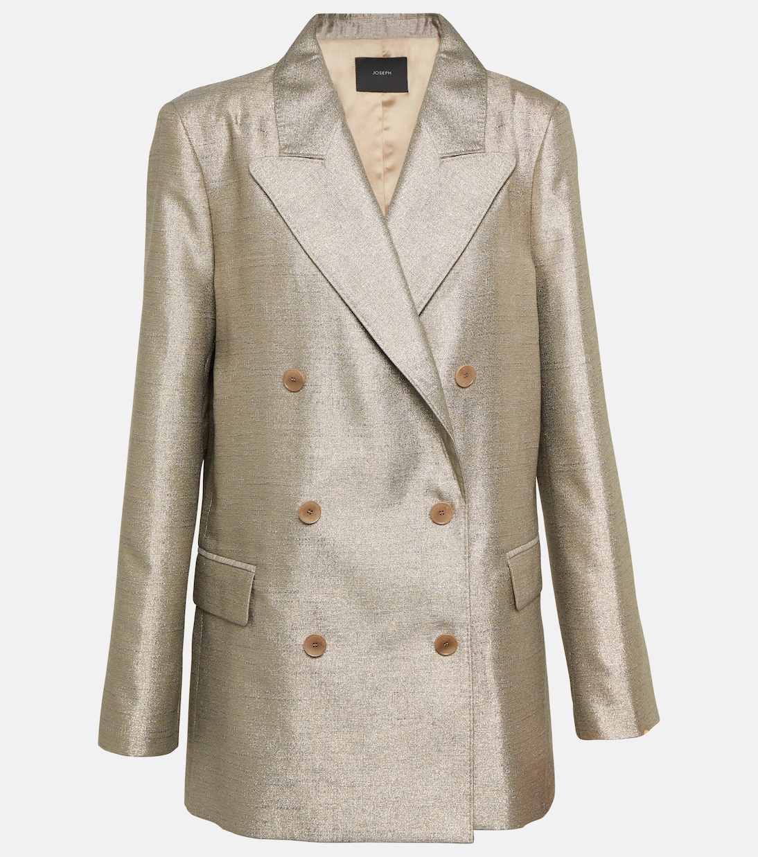 Blazer Chapone oversize metallizzato | Joseph