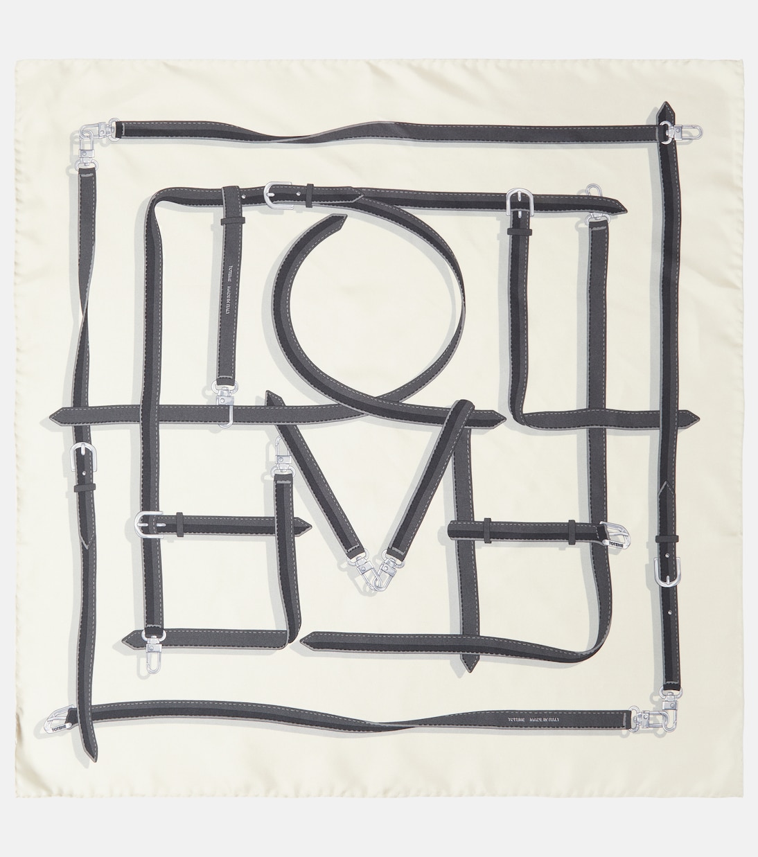 Foulard in twill di seta con stampa | Toteme