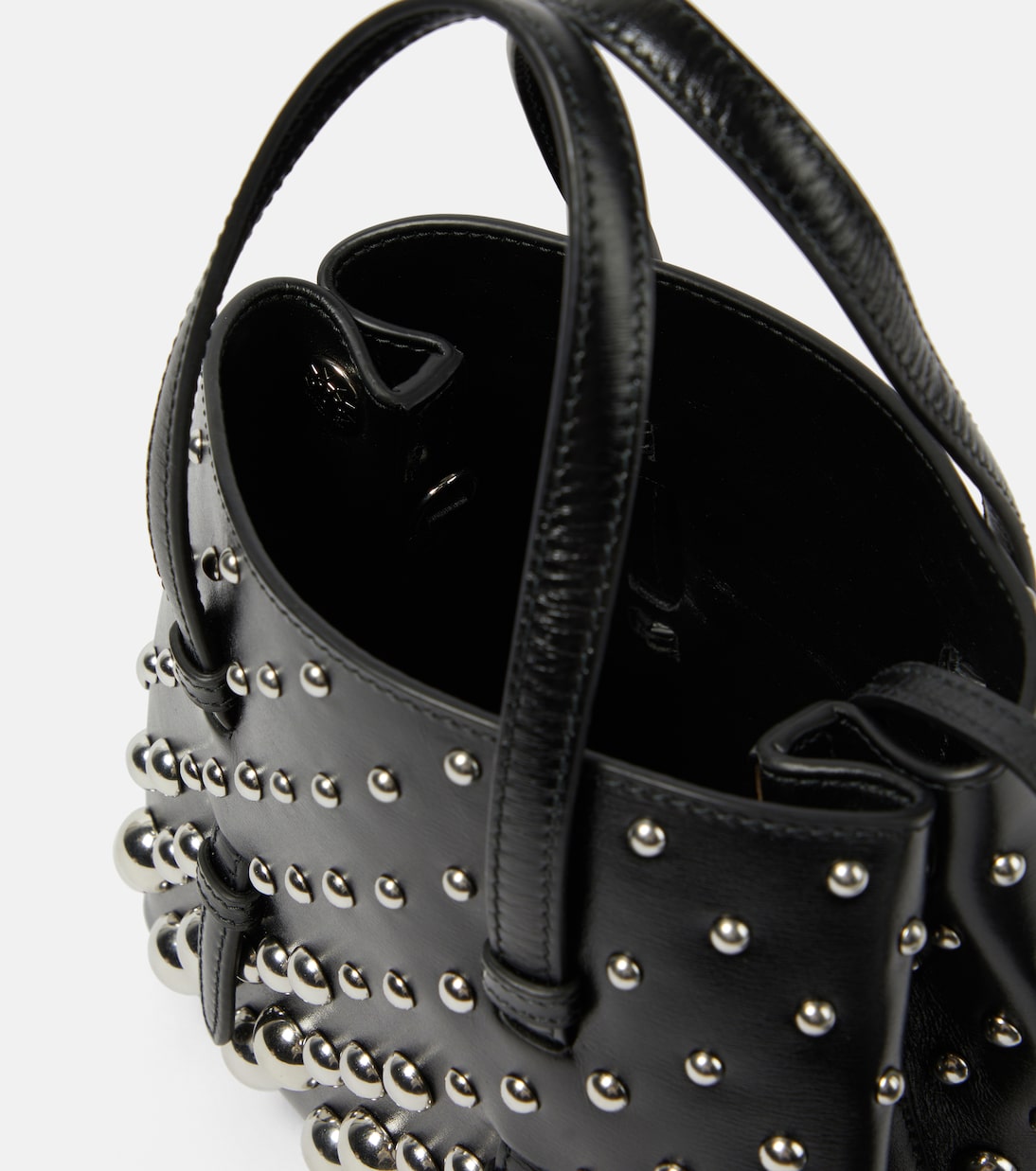 Sac Mina 20 en cuir à ornements | Alaïa