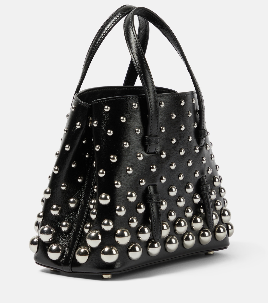 Sac Mina 20 en cuir à ornements | Alaïa
