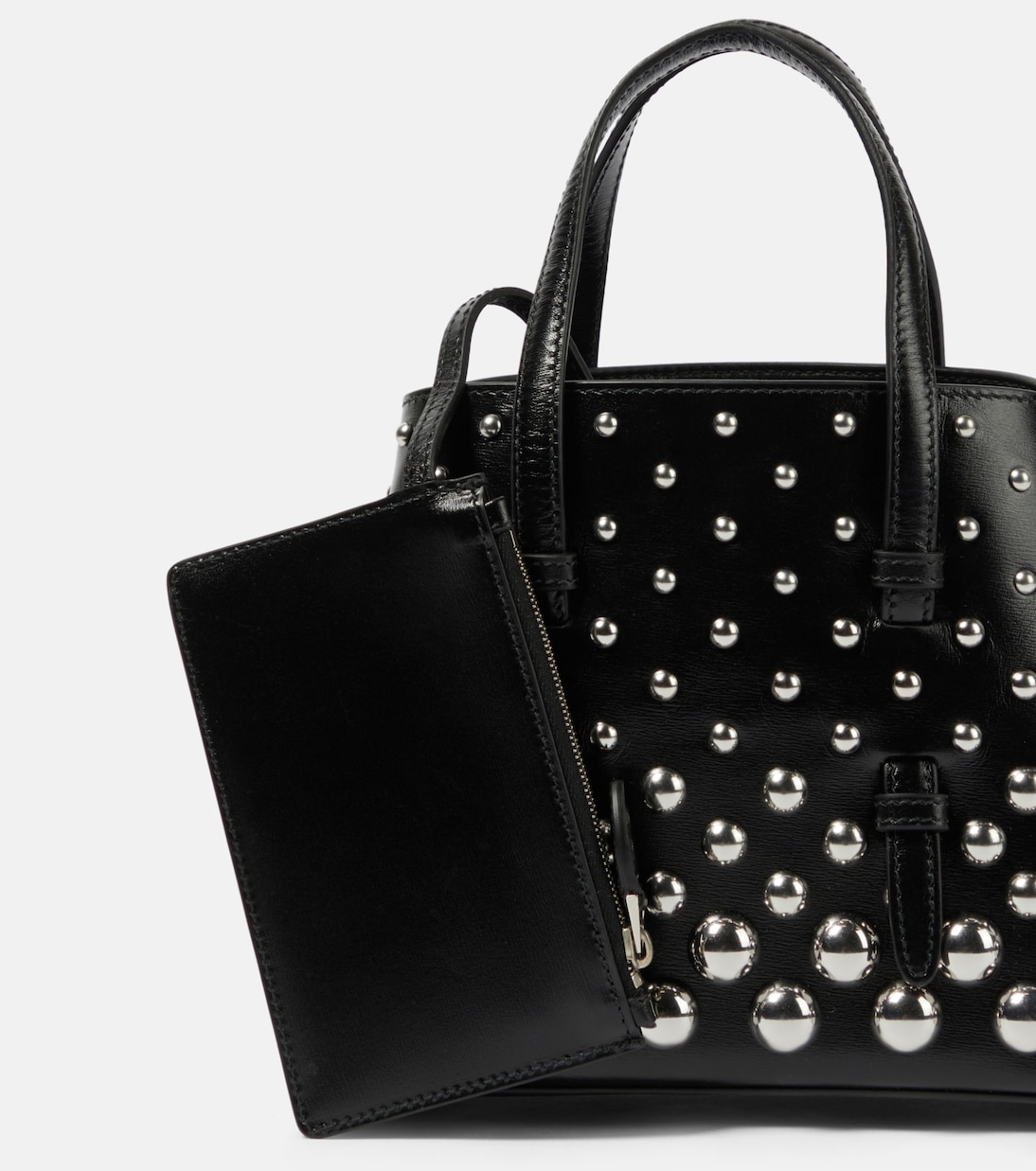 Sac Mina 20 en cuir à ornements | Alaïa