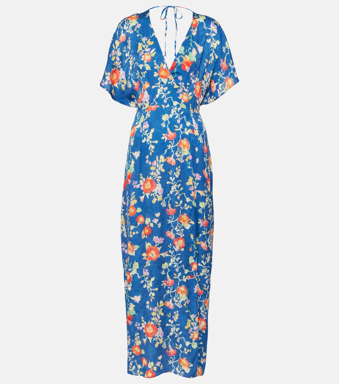 Abito midi Sadie in jacquard di raso | Rixo