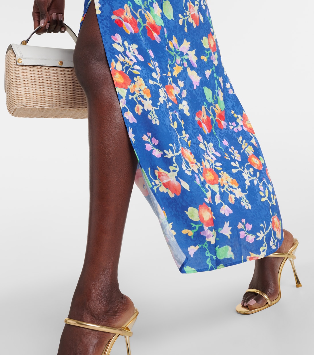 Abito midi Sadie in jacquard di raso | Rixo