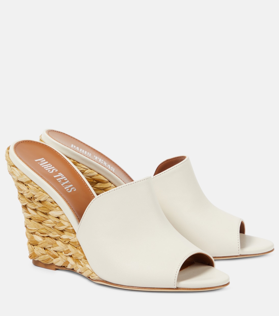 Espadrille-Wedges Deia 100 mit Leder | Paris Texas