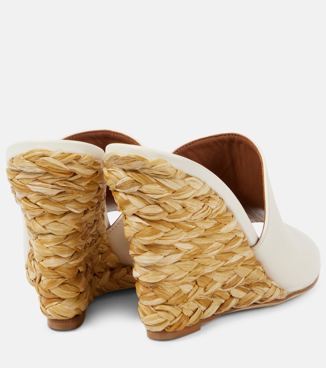Espadrille-Wedges Deia 100 mit Leder | Paris Texas