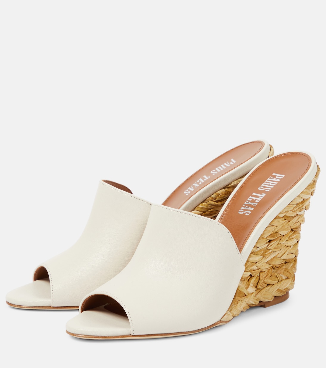 Espadrille-Wedges Deia 100 mit Leder | Paris Texas