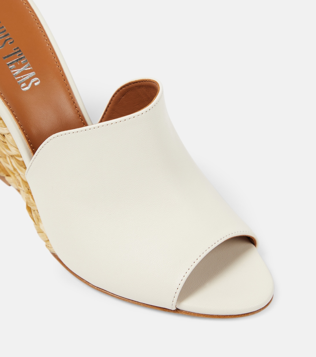 Espadrille-Wedges Deia 100 mit Leder | Paris Texas
