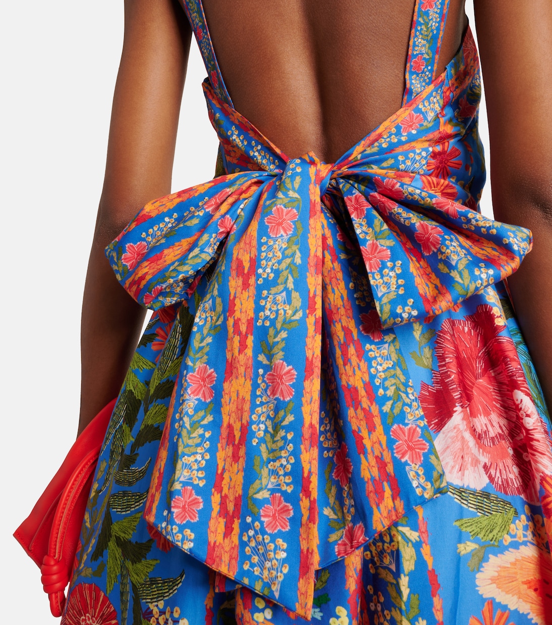 Maxikleid Stiched Garden aus Baumwolle | Farm Rio