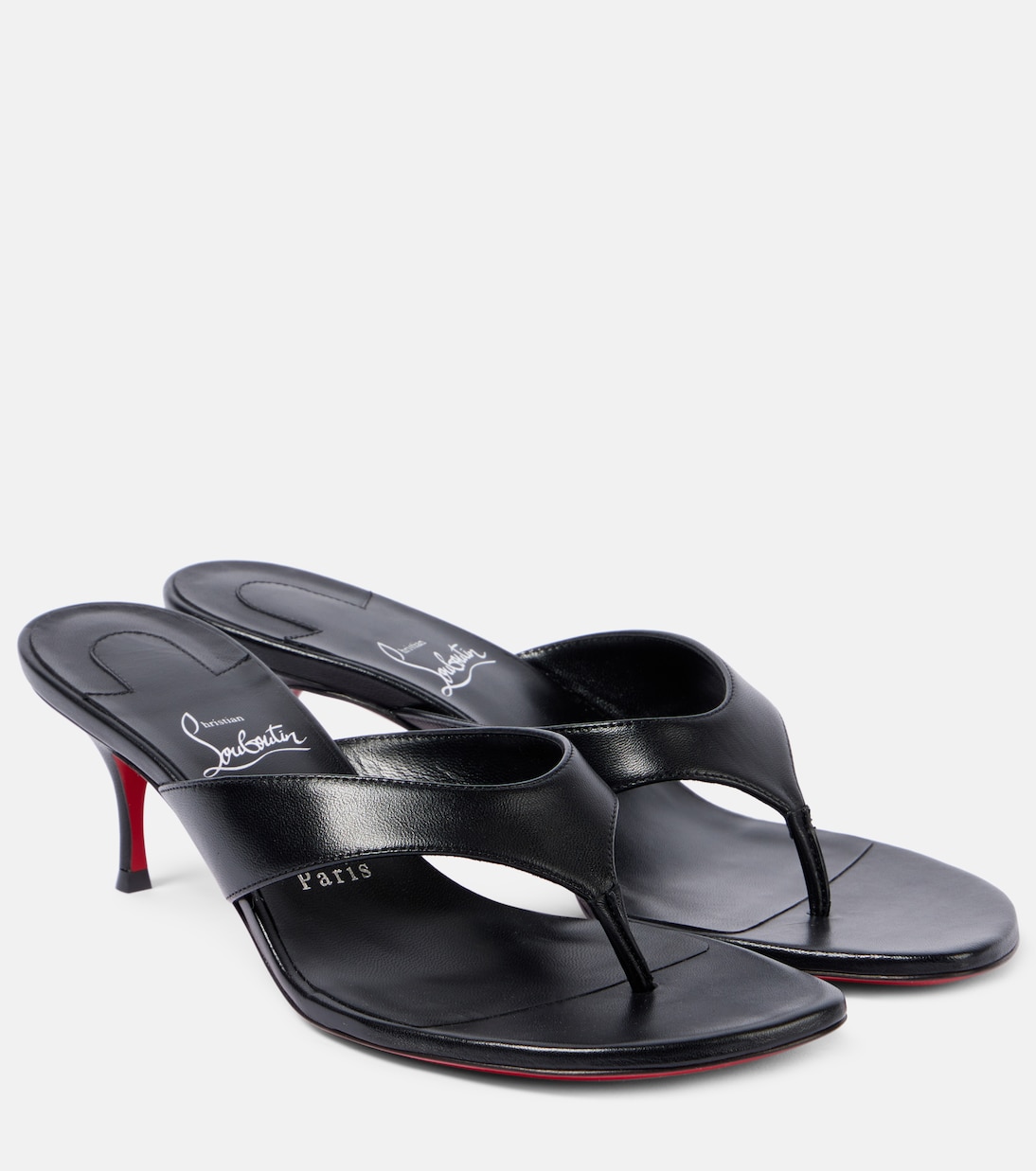 Pantoletten Raratonga 55 aus Leder | Christian Louboutin