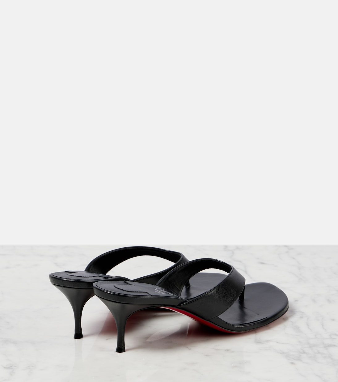 Pantoletten Raratonga 55 aus Leder | Christian Louboutin