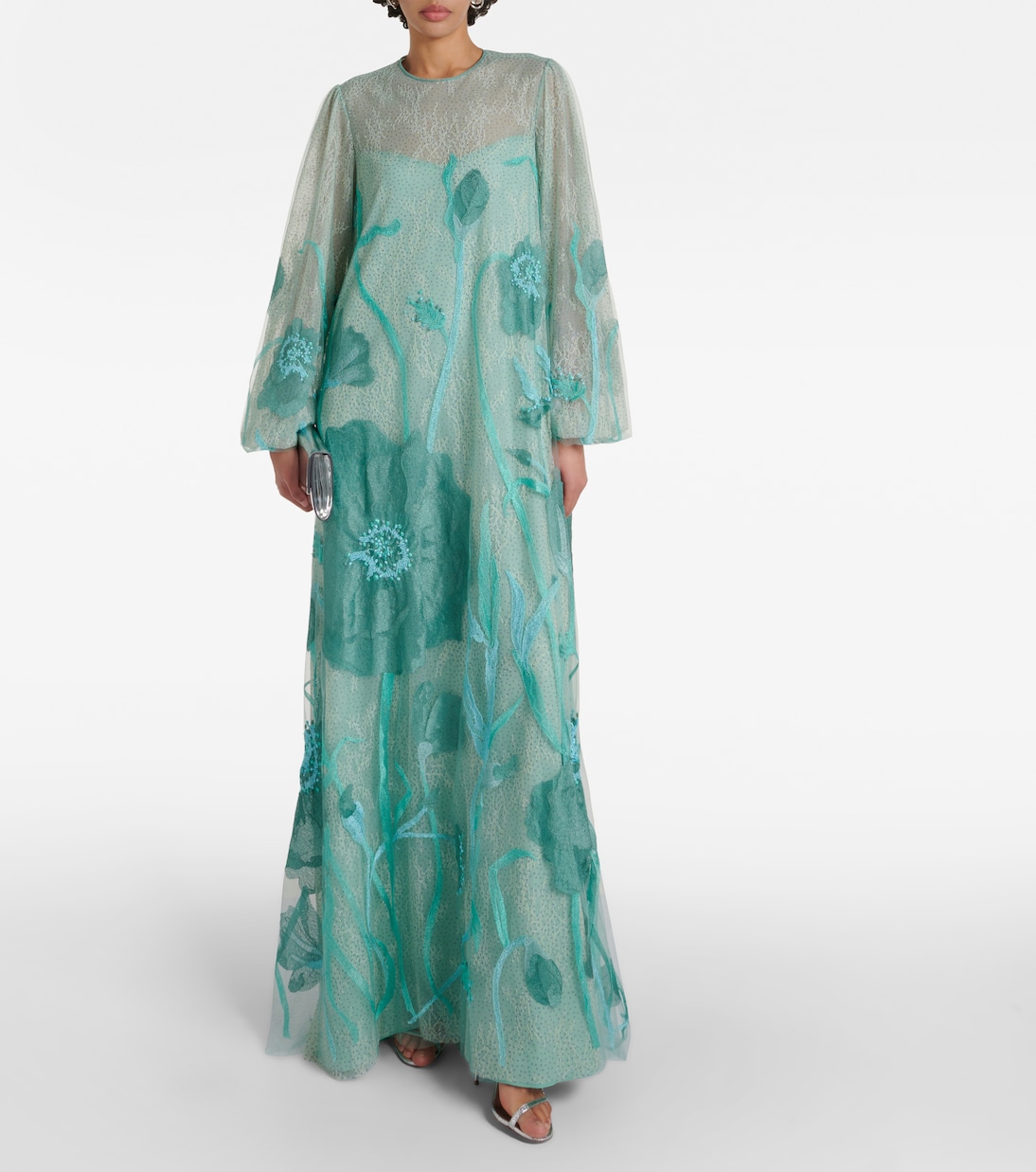 Vestido de Tul Bordado Costarellos para Jóvenes Elegantes