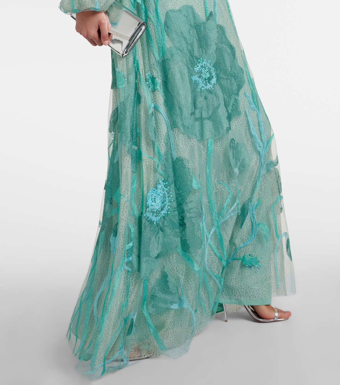 Vestido de Tul Bordado Costarellos para Jóvenes Elegantes