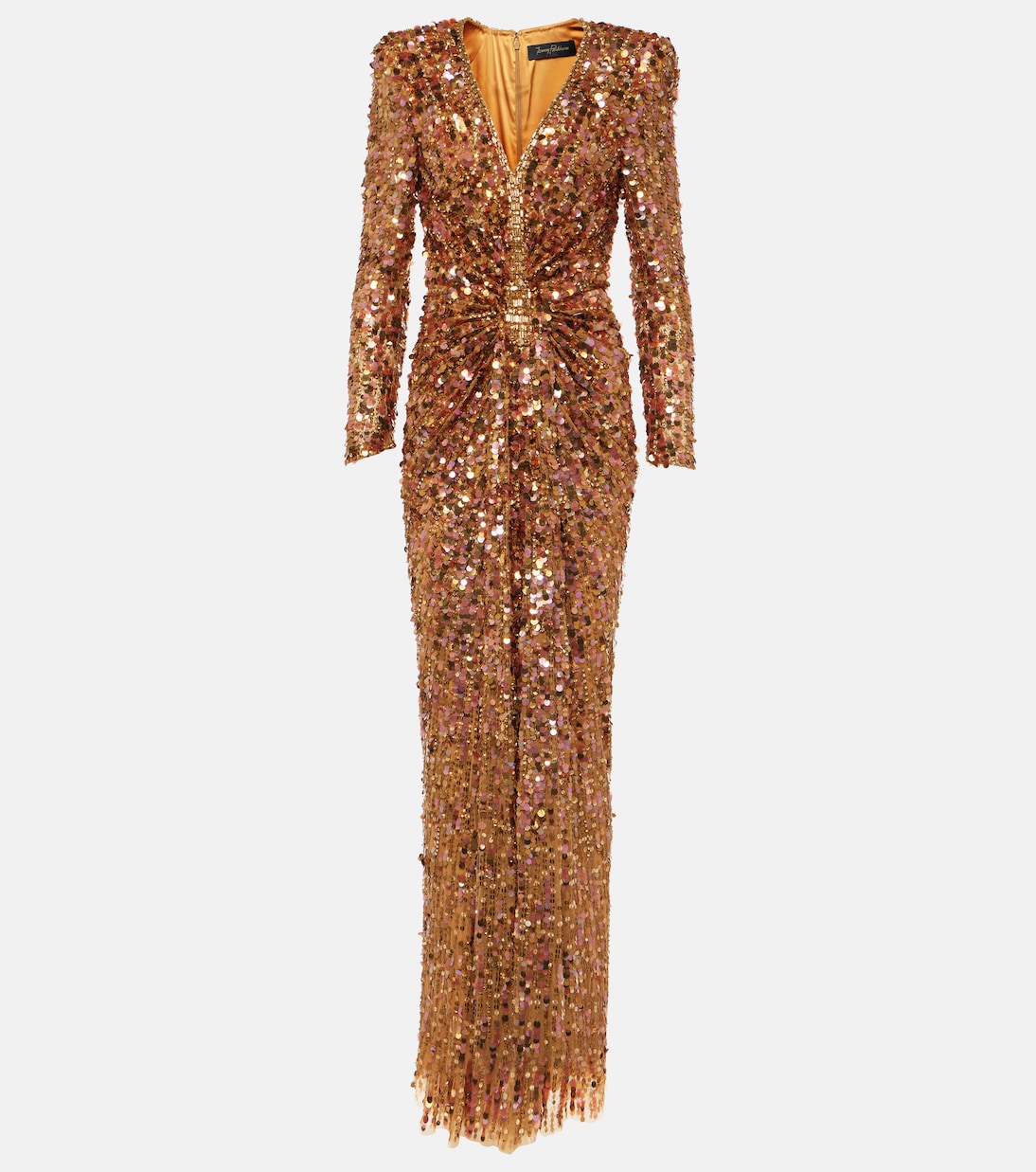 Abito lungo con paillette | Jenny Packham