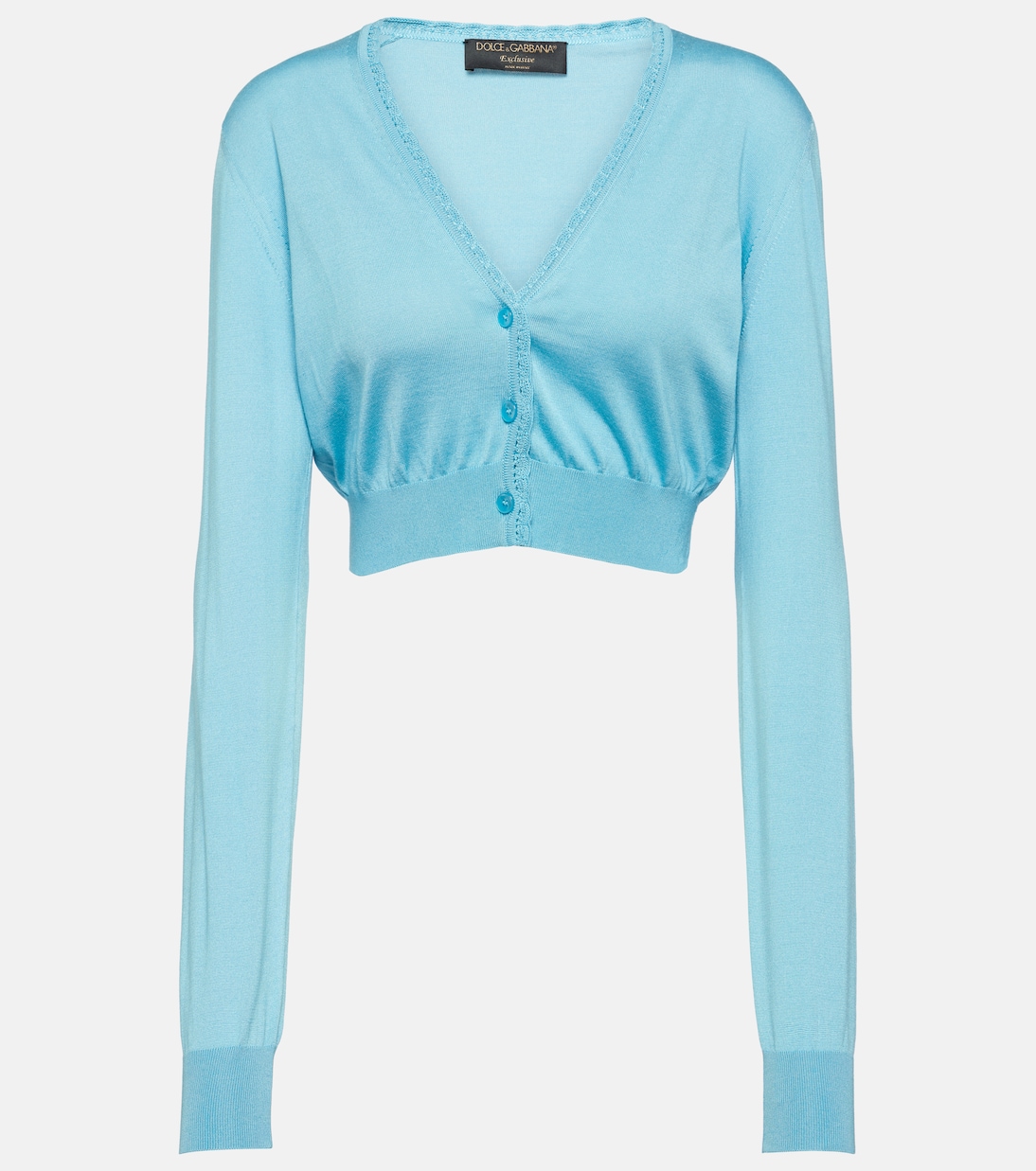 Cardigan raccourci Capri en soie | Dolce&Gabbana