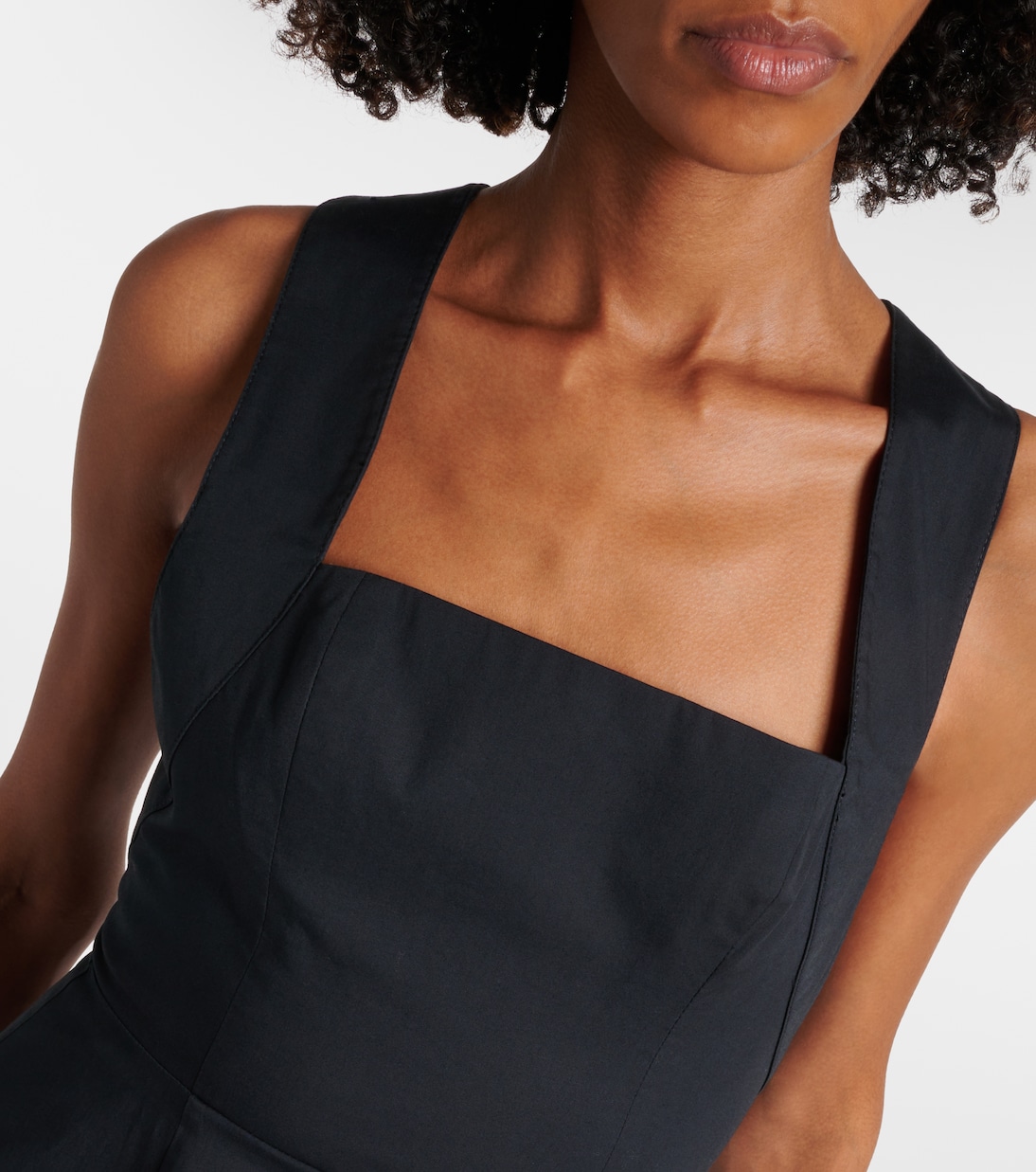Vestido corto Teresa de algodón | Staud