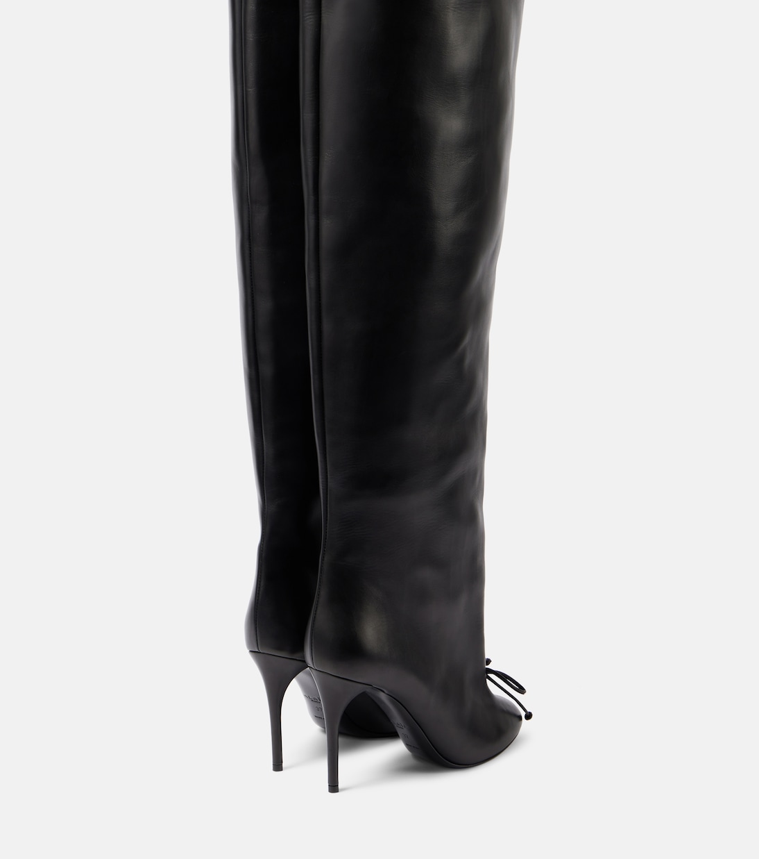 Botas mosqueteras de piel con lazo | Alaïa