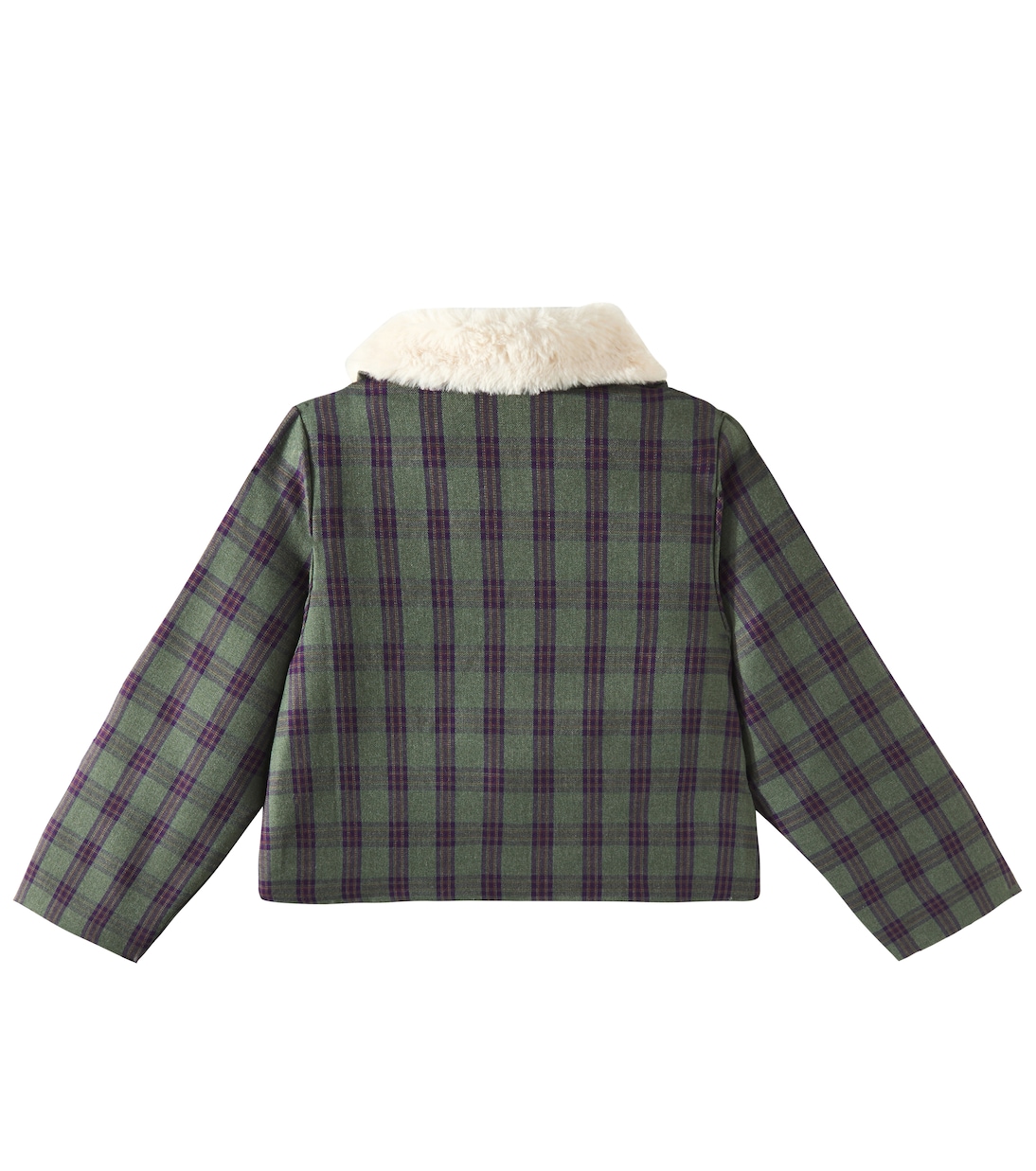 Veste Alia brodée à carreaux | Louise Misha