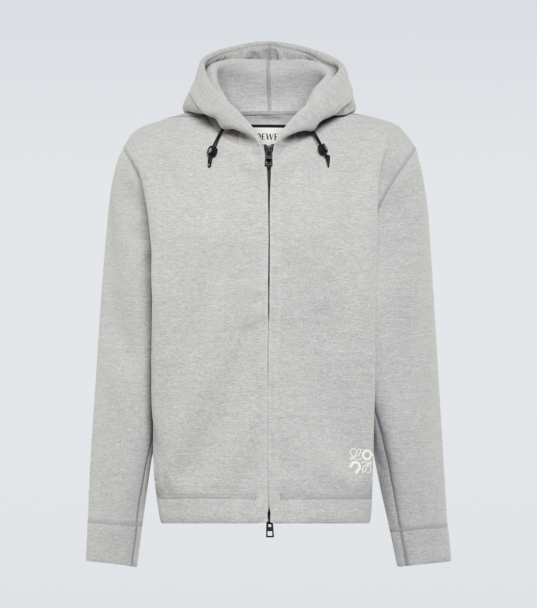 x On sudadera con capucha de tejido técnico | Loewe